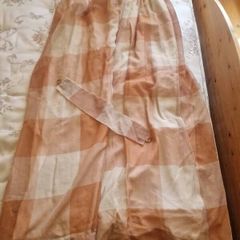 Lined voile tab top  curtains