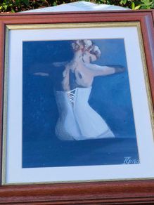 Female study Oil on Board