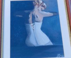Female study Oil on Board