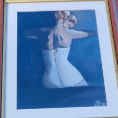 Female study Oil on Board