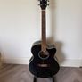 vintage electroacoustic guitar Image 5