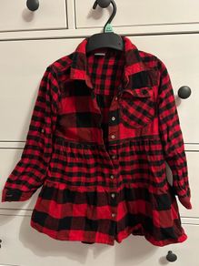4-5y Girl Christmas dress/ shirt