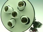5 in 1 E27 Bulb Holder Adapter for Studio