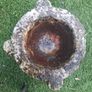 Vintage weathered stone bird bath Image 6