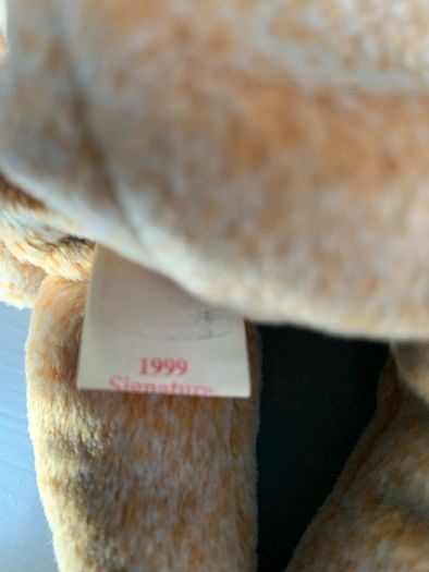 TY Bear Signature