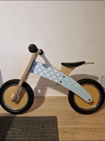 Wooden balance bike