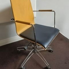 Vintage Danish Dan-Form Swivel Desk Chair