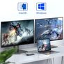 Splitter Extended Display for macOS, 10 in 1 USB C Docking Station Dual Monitor with 2 HDMI, USB C/A 3.0, PD 100W, Ethernet, Audio Mic for M1 M2 MacBook Pro/Air/Windows Image 2