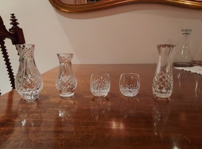 Tyrone crystal bud holders