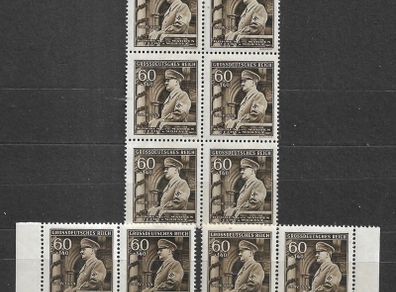 Bohemia and Moravia, hitler german occupation WWII, A. Hitler Birthday Mi. 136