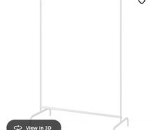 IKEA white clothes rack