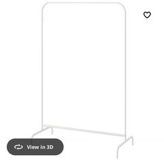 IKEA white clothes rack