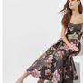 Ted Baker Bernica Floral Jacquard Full Midi Dress Gunmetal! Image 3