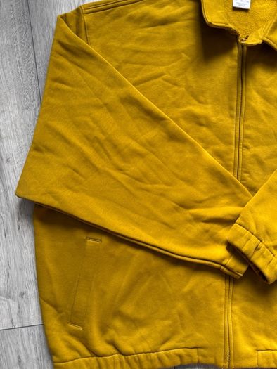 Nike Harrington Jacket Full Zip Mustard Yellow Fleece 3XL