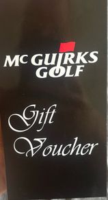 McGuirks Golf Voicher Euro 186.95