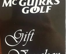 McGuirks Golf Voicher Euro 186.95