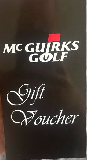 McGuirks Golf Voicher Euro 186.95