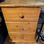 Solid pine Wardrobe plus chest of drawers and bedside table Image 3