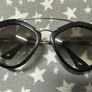 Prada Sunglasses. Black. Very little use Image 2