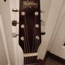 1993 Washburn D10 Acoustic Guitar - Made In Korea Image 3