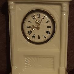 Belleek mantel clock