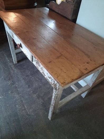 Antique Irish Pin Table 48&3/4" long