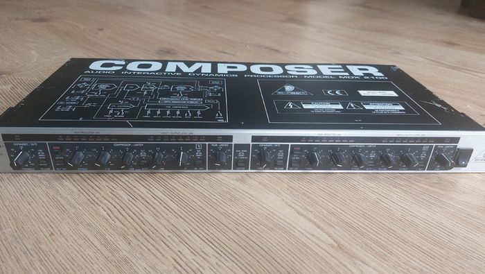 14U Rack Unit with EV Xp200a Crossover / Peavey Deltafex / Behringer Dualfex II / Behringer Composer