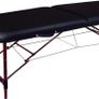 Zephyr Lightweight Portable Massage Table Package - Ideal for Tattooing and Spa Treatments (Black, Maroon) Image 2