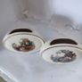 Antique studio Szeiler  set of 2 small flower vases 7.5x9.6 cm. Image 3