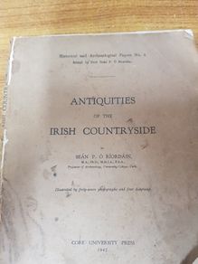Antiques of the Irish Countryside 1942 Sean P.O Riordan Cork University Press