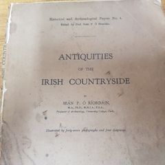Antiques of the Irish Countryside 1942 Sean P.O Riordan Cork University Press