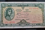 1976 Lady Lavery 1 pound banknote