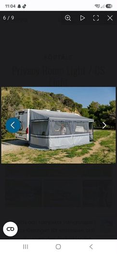 Fiamma f80s awning complete  with walls that you c