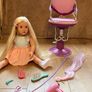 Our Generation doll, hairstyling chair, and accessories Image 7