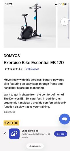 Decathlon Exercise Bike