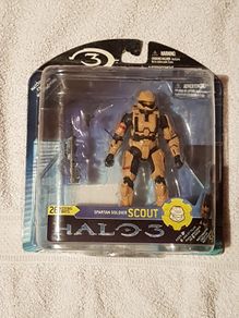 Halo 3 Series 2 Tan Spartan Soldier Scout Action Figure McFarlane Toys