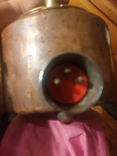 Copper Kettle vintage with brass handle