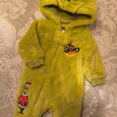 baby Christmas jumpsuit the Grinch 0-1 / 56 cm