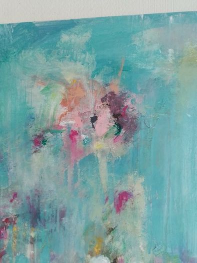 Original Abstract Painting Dublin Floral Painting