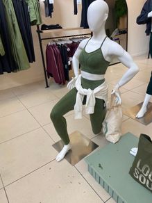 Professional Female Shop Mannequins - Full Body Sportswear Display, Articulated Poses - Metal base