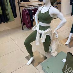 Professional Female Shop Mannequins - Full Body Sportswear Display, Articulated Poses - Metal base