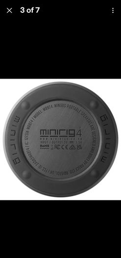 2 Minirig 4 Bluetooth speakers