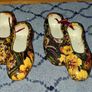 Pretty Ceramic Vintage Hanging Ballet Shoes Image 6