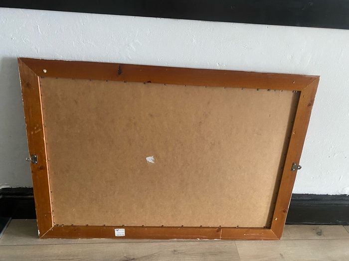 Large pine mirror