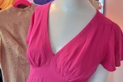 Ossie Clark Pink Tea Dress