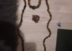 tigers eye necklace bracelet and ring