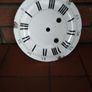Antique Enamel Clock Face Image 3