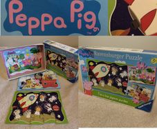 Peppa Pig 3 in 1 Box jigsaw Puzzles