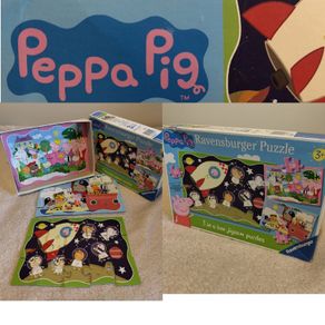 Peppa Pig 3 in 1 Box jigsaw Puzzles