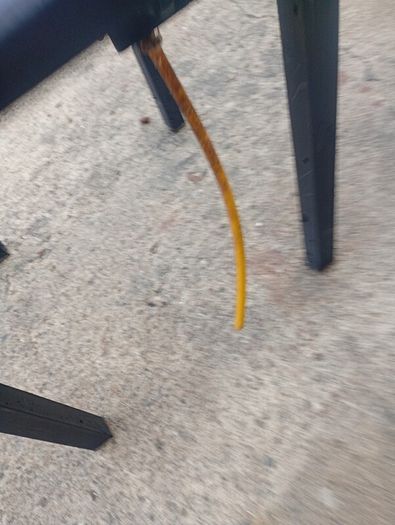 Gas patio heater table